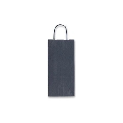 Sadoch Allegra - papírová taška - 140 x 85 x 390 mm, na lahev, modrá – Zboží Dáma