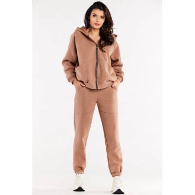Infinite You woman's pants M275 hnedá