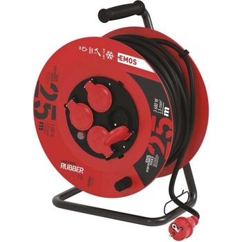 EMOS 4 Plug 25 m (P084251)