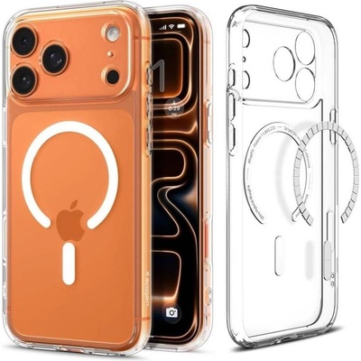 Spigen Magsafe Калъф за iPhone 17 Pro, Spigen Ultra Hybrid Case, Бял (ACS10346)