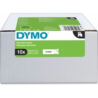 Dymo D1 ORIGINAL etiketovací páska VALUE PACK černá na bílé 19 mm x 7 m
