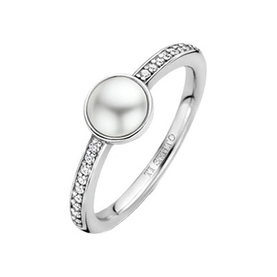 Ti Sento Сребърен дамски пръстен с перла Ti Sento 12308PW (12308PW)