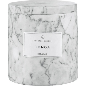 Blomus (Германия) Ароматна свещ BLOMUS FRABLI с аромат Tonga - Ø10 х h11 см - цвят сив (BLOMUS 65452)