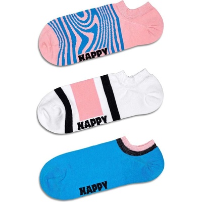 Happy Socks Чорапи Happy Socks Dizzy No Show Socks (3 чифта) (P000986)