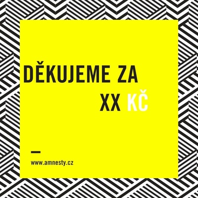 Amnesty dárkový certifikát Hodnota: 500