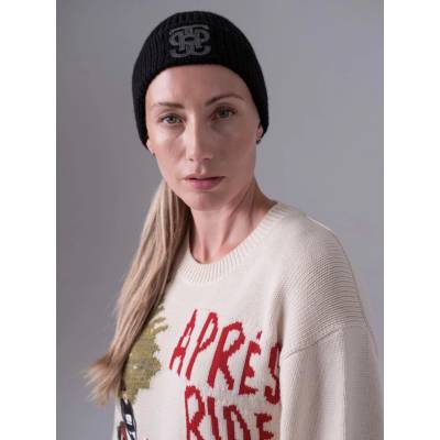 PS of Sweden Čepice Lou Felt Monogram dámská černá