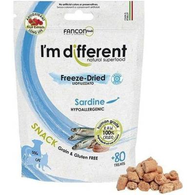 I'm different Snack mrazem sušené pamlsky sardinky 40 g