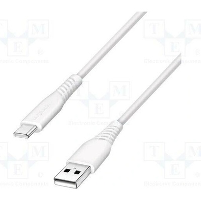 Logilink CU0255 USB 2.0 USB A vidlice USB C vidlice 3m bílý