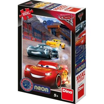 Dino Cars 3 Vítězné kolo Neon 100 dílků