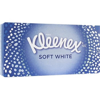 Kleenex papírové kapesníčky v krabičce 2-vrstvé Soft White 70 ks