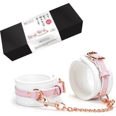 Маншети за глезени, луксозен дизайн - Goat Leather Ankle Cuffs (LIEBESE012)