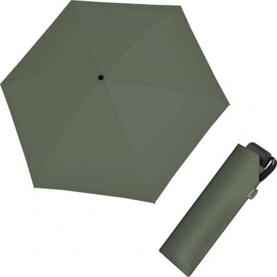 Doppler Mini Slim Carbonsteel MOSS GREEN dámsky skladací dáždnik