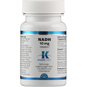 KLEAN LABS NADH 10 mg PANMOL® - 60 капсули