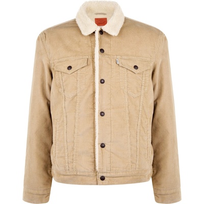 Levi's Яке Levis Men's Type 3 Sherpa Cotton Mix Long Sleeve Denim Jacket - Chino Cord