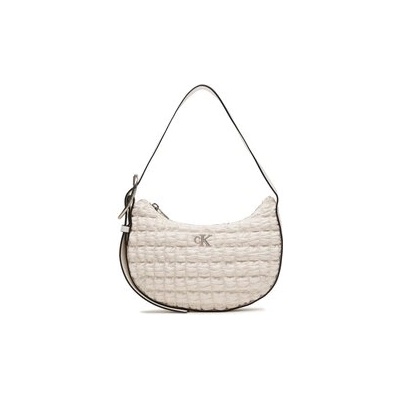 Calvin Klein Дамска чанта Crescent Buckle Sholuder Bag K60K611037 Бял (Crescent Buckle Sholuder Bag K60K611037)