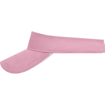 Myrtle Beach Kšilt Sunvisor MB6123 Růžová / bílá