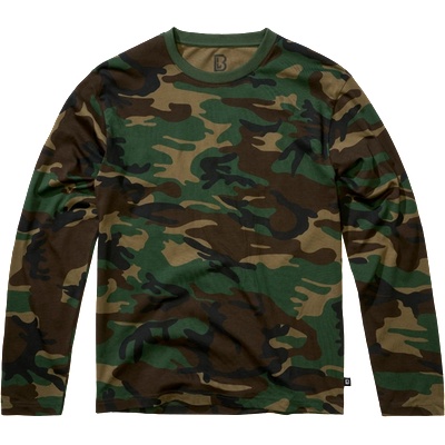 Brandit Premium тениска с дълъг ръкав, горска земя (4205-15010)