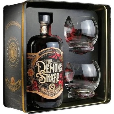 The Demon's Share 12y 41% 0,7 l (dárkové balení 2 sklenice)