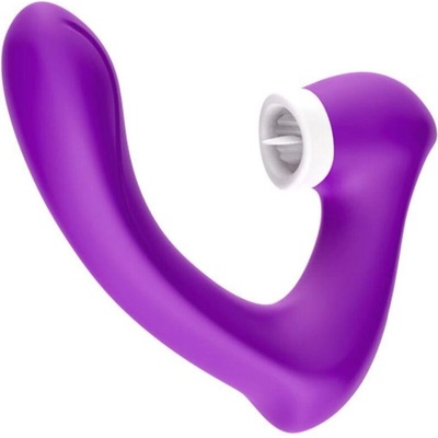 Armony Secretkiss Licking Vibrating Clit & Curved Purple
