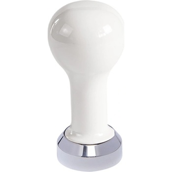 Buna Café tamper kov biely, nerez lesk, plochý 41 mm