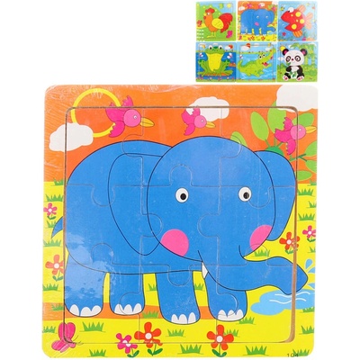 Lamps puzzle Panda 15x15cm