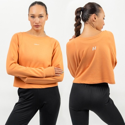 Nebbia Crop Gym Spirit oranžová