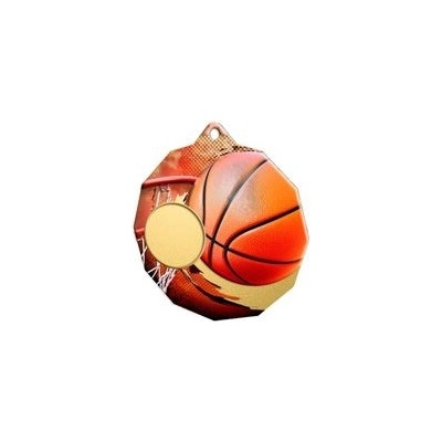 Poháry Bauer Kovová medaile ekoMDM03M02 Basketball