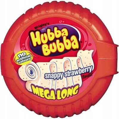 Wrigley's Jahodová guma Hubba Bubba 56g