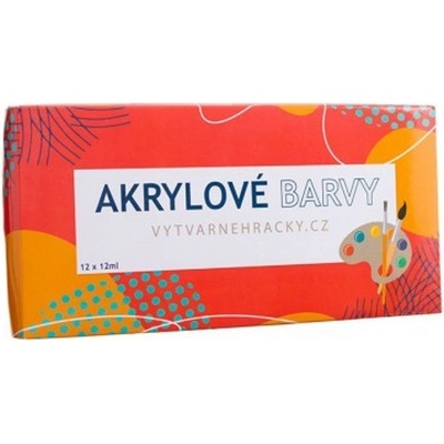 Creatoys akrylové barvy 12ks
