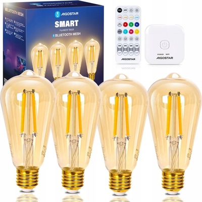 CALEX LED žiarovka E27 ST64 Edison SMART WiFi 7W 806lm TUYA Filament