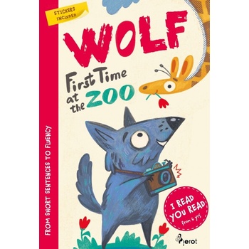 Wolf first time at the ZOO - I read, you read (stickers included) - Petr Šulc