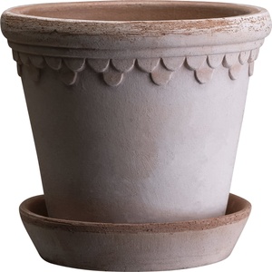 Bergs Potter Саксия Københavner с поставка 14 см розова (KR14S)