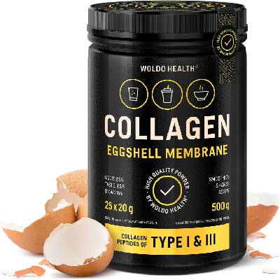 WoldoHealth® Kolagen s práškem z membrány vaječné skořápky 500g