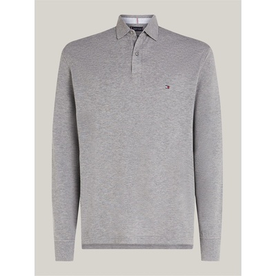 Tommy Hilfiger Блуза с яка Tommy Hilfiger 1985 Long Sleeve Polo Shirt - Medium Grey P91