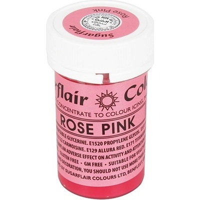 Sugarflair Gélová farba Ružová Rose Pink 25 g