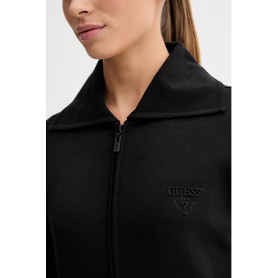 GUESS блуза с цип женска памучна HABI (V6GQ16.K3153)