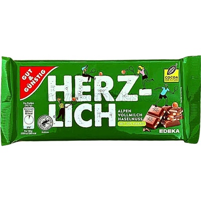 Gut & Günstig Mléčná s oříšky 100 g