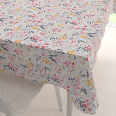 Biante Dekorační obdélníkový ubrus PML-087 Červeno-oranžové lístky 100x140 cm