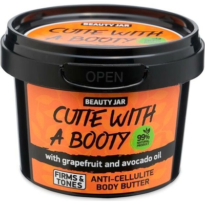 Beauty Jar Cutie With A Booty tělové máslo tlumící projevy celulitidy 90 g