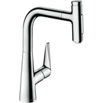 Hansgrohe Кухненски смесител Hansgrohe Talis M51 220 с издърпващ се душ с 2 струи (72824000)
