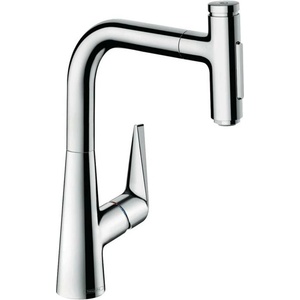 Hansgrohe Кухненски смесител Hansgrohe Talis M51 220 с издърпващ се душ с 2 струи (72824000)