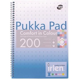 Pukka Pad Спирална тетрадка, А4, с правила, 100 страници, PUKKA PAD "Irlen Jotta Turquoise" IRLJOTA4(TURQ) (IRLJOTA4(TURQ))