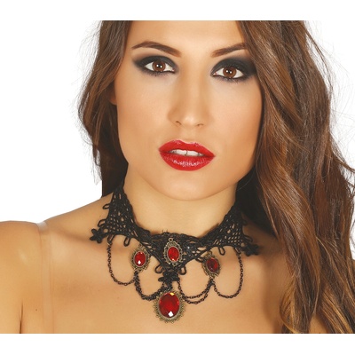 Fiestas Guirca Чокър с рубинена декорация