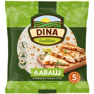 Арменски хляб Лаваш Dina 5бр. 250гр. кръгъл