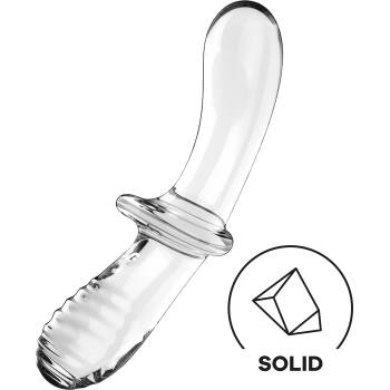 Image 1 of Satisfyer Double Crystal Transparent