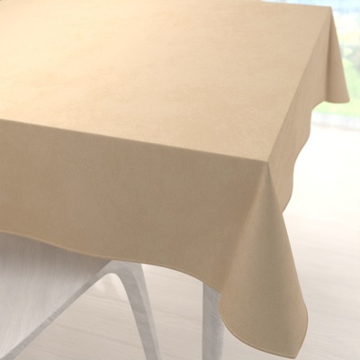 Biante Sametový čtvercový ubrus Velvet Premium SVP-006 Pískově béžový 110x110cm