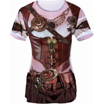 Image 1 of Godan Дамска тениска с щампа - Steampunk Размер - Възрастни: M