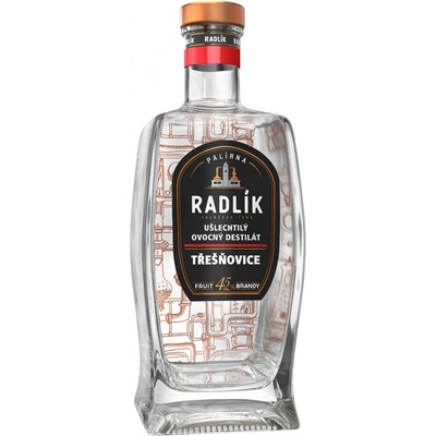 Palírna Radlík Třešňovice 45% 0,5 l (holá láhev)