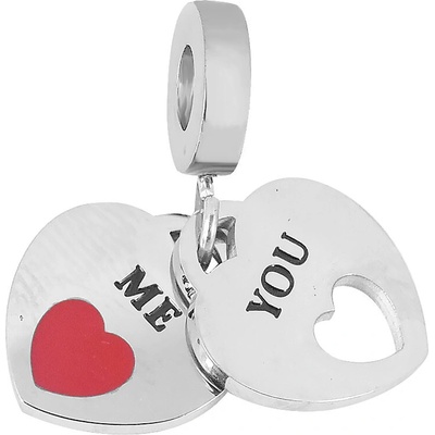 Linda's Jewelry Prívesok na náramok You & Me chirurgická oceľ IP075