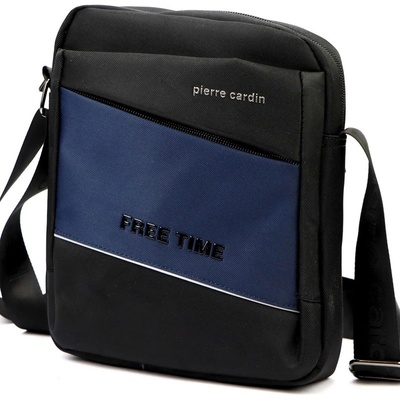 Pierre Cardin pánské Crossbody 1711 ALAN09 černá modrá